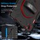 Miesherk Case for iPad Pro 129 Inch 6th5th4th Generation Military Grade Heavy Duty Shockproof iPad Pro 129 Case Rotating Stand Pencil Holder HandShoulder Strap RedBlack