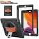 New Trent iPad 9th Generation 8th Generation 7th Generation Stronger Kickstand Full Body case with Rotational Hand Strap Screen Protector 2021 2020 2019 with Pencil Holder