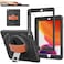 New Trent iPad 9th Generation 8th Generation 7th Generation Stronger Kickstand Full Body case with Rotational Hand Strap Screen Protector 2021 2020 2019 with Pencil Holder