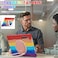 PboyiqiS Heavy Duty Case for Galaxy Tab S9 Plus 124 Inch 2023 Model SMX810X816X818with S Pen Holder Shockproof Kids Case with 360 Rotating StandShoulder Strap Colourful Red