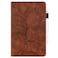Pefcase Case for Samsung Galaxy Tab A 84 2020 SMT307 PU Leather Folio Stand Cover Protective Shell Lightweight with Pencil Holder Card Pocket Elastic Belt for Galaxy Tab A 84 Tablet 2020 Brown