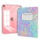 Piznernico Trifold Case for iPad 11th Generation A16 Chip 2025 Slim iPad 10th Generation Case A14 109 2022 Lightweight Shockproof Clear Transparent Back Cover Composition Book