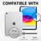 Piznernico Trifold Case for iPad 11th Generation A16 Chip 2025 Slim iPad 10th Generation Case A14 109 2022 Lightweight Shockproof Clear Transparent Back Cover Composition Book
