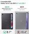 Poetic Turtleskin Heavy Duty Case Designed for Galaxy Tab A7 Lite 87 Inch SMT220T225T227 Rugged Shockproof Drop Protection Kids Friendly Protective Silicone Cover Case Black
