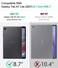 Poetic Turtleskin Heavy Duty Case Designed for Galaxy Tab A7 Lite 87 Inch SMT220T225T227 Rugged Shockproof Drop Protection Kids Friendly Protective Silicone Cover Case Black
