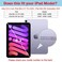 ProCase Smart Case for iPad mini 7thA17 Pro 2024 Mini 6th Generation 83 2021 Protective Cover with Pencil Holder for iPad mini 7 6 83 Inch A2993 A2995 A2567 A2568 A2569 Purple