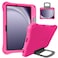 Riaour RIAOUR Kids Case for Samsung Galaxy Tab A11 PlusA9 Plus 11 Inch Case 20252023 Release Lightweight Shockproof Kids Friendly Cover with Handle Stand Galaxy Tab A11 Plus A9 Plus Case CoverPink