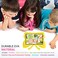 JINGANGYU Samsung Galaxy Tab A8 105 inch X200 Kids Butterfly Case with Handle Stand Samsung Tab A8 Tablet Cover Kid Proof Light EVA Rugged Shockproof Full Cover Case for Girl Toddlers Yellow