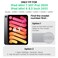 SEYMAC Case for iPad mini 7th Generation A17 Pro 2024 Mini 6th Generation 83 Inch FullBody Shockproof Protective Case with Screen Protector 360 Rotating Stand HandShoulder Strap Blue