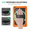 SEYMAC Case for Samsung Galaxy Tab A9 PlusA11 Plus 11 Inch FullBody Shockproof Protective Case with Rotating Stand Screen Protector HandShoulder Strap and Pen Holder Orange