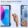 Soke 360 Rotating Case for iPad A16 11 2025 iPad 10th Gen 109 2022 Rugged Protective Cover with Builtin Pencil Holder Auto SleepWake Clear Back Ocean Marble