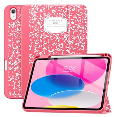 Soke Case for iPad A16 11th Generation 2025 Compatible with 10th Gen 109 Inch 2022 Protective Cover with Pencil Holder Auto WakeSleep Trifold Stand Book Watermelon