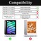 Soke Case for iPad mini 7 A17 Pro 2024 Mini 6 2021 83 Inchwith Builtin Screen Protector and Kickstand Rugged FullBody Protective Cover for Apple iPad mini 7th6th Generation Violet
