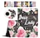 Som Lam iPad Mini Case iPad Mini 1 2 3 4 5 Case and Coasters Set PU Leather Folio Case Smart Cover with Stand and Auto Wake Sleep for iPad 54321 Floral Boss Lady Funny