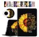 Som Lam Case for iPad 102 8th Gen 2020 7th Gen 2019 iPad Air 105inch 2019 iPad Pro 105Durable Shockproof Protective Cover for iPad 8th 7th with Coasters Set Watercolor Sunflower