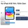 SPARIN Case for iPad A16 11th10th Generation 20252022 11109 with Pencil Holder Magnetic Detachable Hybrid Stand PortraitLandscape Angle Clear Protective Case Auto WakeSleepNavy Blue
