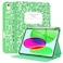 Supveco Case for iPad A16 11th Generation 11 inch 2025iPad 10th Generation 109 inch 2022 with Pencil HolderAuto WakeSleepPremium Folio Stand Case with Soft TPU Back CoverGreen Book