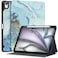 Supveco Case for iPad Air 11 Inch M4 2026M3 2025M2 2024iPad Air 5th4th Generation 109 Inch 20222020 with Pencil HolderAuto WakeSleepPremium Folio Stand Soft TPU Back CoverBlue Marble