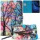 NewShine Tab A 101 Case Newshine Slim Folding Cover Case for Samsung Galaxy Tab A 101 Inch SMT580 SMT585 Tablet 2016 Release with Multiple Viewing Angles Document Card Pocket 01 Sunset Glow