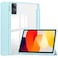 TANOVCEP Tablet Case for Xiaomi Redmi Pad SE Slim TriFold Cover with Pen Holder Shockproof Cover with Clear Transparent Back Shell for Redmi Pad SE Auto WakeSleep Blue Xiaomi Redmi Pad SE