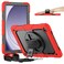timecity Timecity for Case for Samsung Galaxy Tab A11 Plus A9 Plus 11 inch Heavy Duty FullBody Protective with Screen Protector Rotating StandHandle and Shoulder Strap Pencil Holder Red