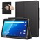 TiMOVO Universal Case for 101 Inch Android Tablet with Pen Loop Lightweight Folding Stand Cover with Hand Strap for All 9611 Touchscreen Tablet Black