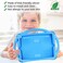 TopEsct Kids Case for iPad 102 inch Shockproof Silicone Cover with Tempered Glass Screen Protector and Strap Compatible with iPad 9th8th7th Gen 2021Blue