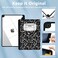TopPerfekt Hybrid Slim Case for iPad 9th 8th 7th Generation 20212020 2019 102 Inch Shockproof Cover with Clear Transparent Back Shell Pencil Holder Auto SleepWake Composition Book