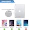 TSQQST iPad 5th6th Generation Case Pink Purple for Kids Girls with Glass Screen Protector 2017 2018 iPad Air 2 Case wStandStrapPencil Holder Shockprooof Case for iPad Pro 97 Inch Colorful