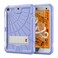 TSQQST iPad mini Case 5th Generation for Kids with Pencil Holder iPad mini 5 Case with Glass Screen Protector 2019 Shockproof Rugged Case for iPad mini 4 Case with Stand Purple