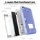 TSQQST iPad mini Case 5th Generation for Kids with Pencil Holder iPad mini 5 Case with Glass Screen Protector 2019 Shockproof Rugged Case for iPad mini 4 Case with Stand Purple
