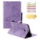 UUcovers Ucovers for Samsung Galaxy Tab A 80 inch Case 2017 Release SMT380T385 with StandPencil HolderCard Pocket Auto WakeSleep Smart Magnetic PU Leather Wallet Folio Embossed Butterfly CoverPurple