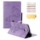 UUcovers Ucovers for Samsung Galaxy Tab A 80 inch Case 2017 Release SMT380T385 with StandPencil HolderCard Pocket Auto WakeSleep Smart Magnetic PU Leather Wallet Folio Embossed Butterfly CoverPurple