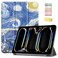 UUcovers Case for iPad Pro 11 M4 2024 Model A2836A2837A3006 5th Gen Trifold Stand Cover with Auto SleepWake Pencil Charging Magnetic Smart Hard Back Shockproof Shell Starry Night Van Gogh