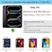 UUcovers Case for iPad Pro 11 M4 2024 Model A2836A2837A3006 5th Gen Trifold Stand Cover with Auto SleepWake Pencil Charging Magnetic Smart Hard Back Shockproof Shell Starry Night Van Gogh