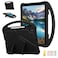 UUcovers for iPad Pro 129 inch Kids Case 6th5th4th3rd Generation 2022202120202018 with KickstandPencil HolderHandle Stand Lightweight Soft EVA Shockproof Heavy Duty Protective Cover Black