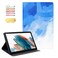 UUcovers for Samsung Galaxy Tab A8 105 Tablet 2022 Case SMX200X205X207 Ultra Thin Folio Stand Smart Cover with Auto SleepWake PU Leather Soft TPU Back Shockproof Case Blue White Marble