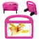 UUcovers Kids Case for Samsung Galaxy Tab A 80 Tablet SMT380T385T387 20182017 Galaxy Tab E 80 SMT375T377T378 Tab 4 80 2014 SMT330T331T335 Stand EVA Shockproof Handle Cover Pink