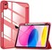 VIKESI Case for iPad A16 11inch 2025 and iPad 10th Generation 109 Inch 2022 Clear Back and TPU Shockproof Frame Cover Builtin Pencil Holder Support Auto SleepWake Yellow