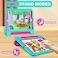 YH YIHE YIHE Kids Case for iPad 102 Inch 9th8th7th Generation 202120202019 iPad Pro 105 iPad Air 3 Shockproof Handle Stand Kids Case with Screen Protector for iPad 102105 Inch CyanPink