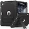 ZoneFoker Case for iPad A16 11th10th Generation 11109 inch 20252022 Heavy Duty Military Grade Shockproof Rugged Cover with Pencil HolderStand for iPad 11th 10th Gen Black
