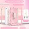 ZoneFoker for iPad A16 11th Generation 2025 10th Gen Case 2022 for 11 Inch 109 Inch iPad Case Heavy Duty Cover Shockproof with Pencil Holder 360 Rotate Strap Stand Pink