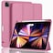 ZryXal New iPad Pro 11 Inch Case 20224th Gen20213rd Gen20202nd Gen with Pencil HolderSmart iPad Case Support Touch ID and Auto WakeSleep with Auto 2nd Gen Pencil ChargingPale Violet Red