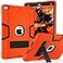 cantis Cantis Case for ipad 9th Generation 8th Generation 7th Generation Slim Heavy Duty Shockproof Rugged Protective Case with Builtin Stand for iPad 102 inch 202120202019 OrangeBlack