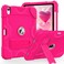 cantis Cantis Case for iPad 11inch A16 2025 iPad 10th Generation 2022 109 inch Shockproof Cover 10th Generation with Pencil Holder Kickstand Hot Pink