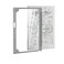Xuanbeier Case Compatible with Remarkable Paper Pro 118 2024 Released TabletLightweight and Hard Transparent Back Shell Protective Book Folio Cover with Builtin Pen HolderGrayClear