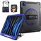 Miesherk iPad Pro 11 Case 4th Gen Heavy Duty Shockproof Rotating Stand HandShoulder Strap Blue