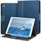 KingBlanc Case for iPad Air 3rd Generation 105 2019 iPad Pro 105 inch 2017 Case with Apple Pencil Holder Vegan Leather Smart Cover Auto SleepWake MultiAngle Folding Blue