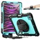 timecity Timecity for iPad Pro 129 Case 6th5th4th3rd Gen 360 Rotating Stand Pencil Holder Wireless Charging Shockproof with Screen Protector Shoulder Strap for Designers ProfessionalsLight Blue