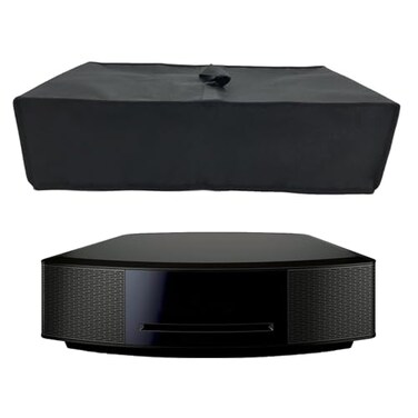 Wanty Black Antistatic WaterProof DustProof Nylon Fabric Printer Cover Case Protector for Wave Music System IV